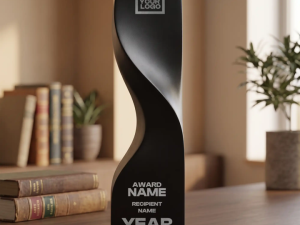 Twist Resin Award Black